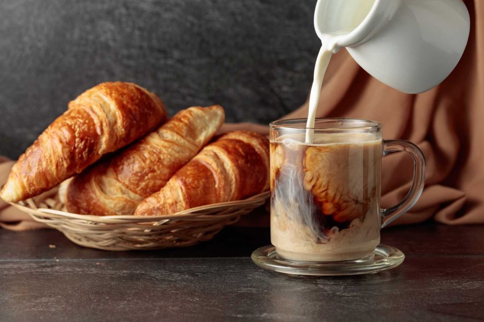 cafe y croissant
